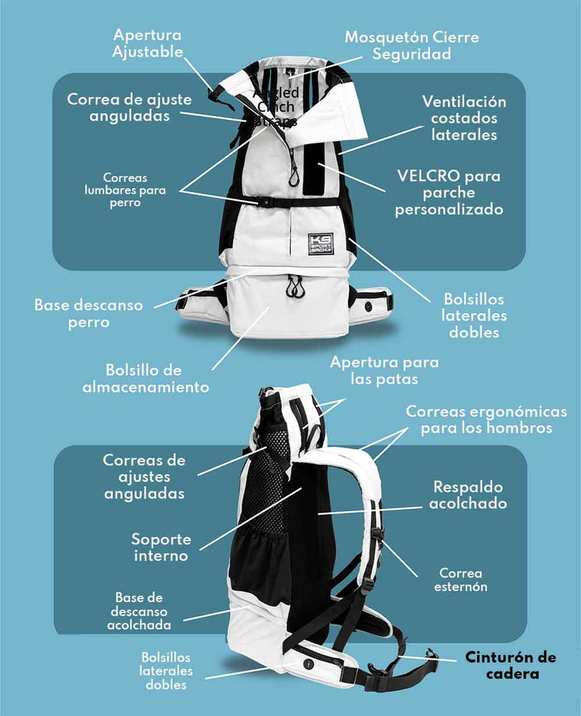 Knavigate Dune Red/ Mochila Avanzada/Marco interno y cinturón de cadera