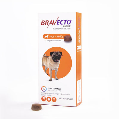 Bravecto Perro 4.5 a 10 Kilos