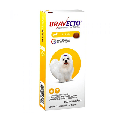 Bravecto Perro 2 a 4.5 kilos