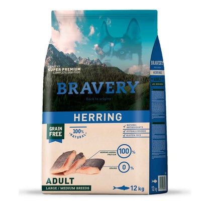 Bravery Herring 12 KG Adulto Razas Grandes/Medianas