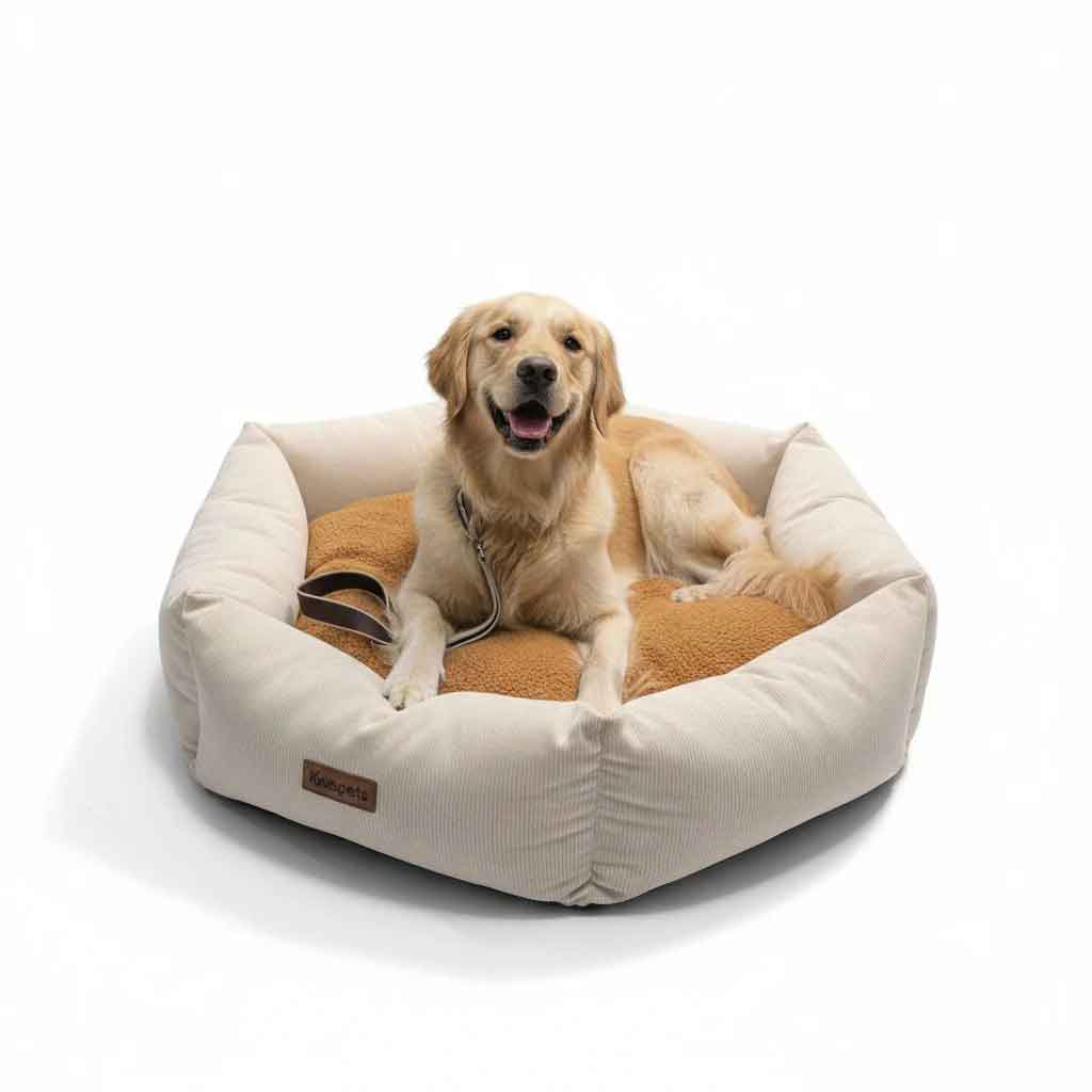 Cama Hexagonal Beige