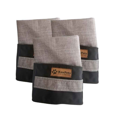 Funda Cama Origen Gris Jaspeado- Negro