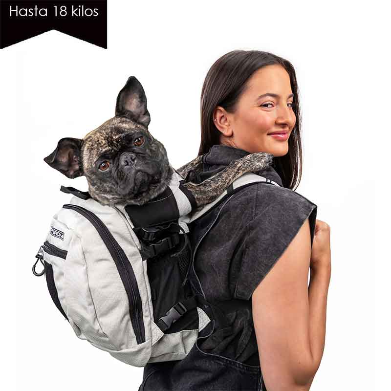 PLUS 2 Gris/ Mochila Transportadora más almacenamiento Removible