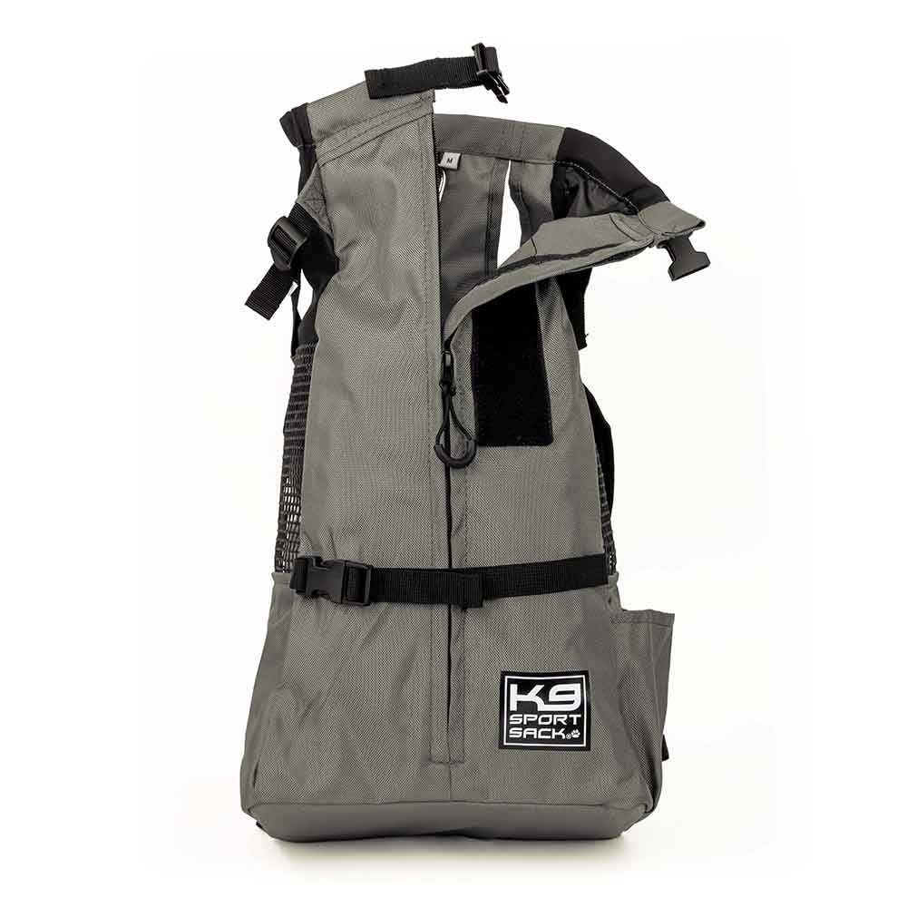 Mochila Trainer Gris/ Cachorros y perros pequeños