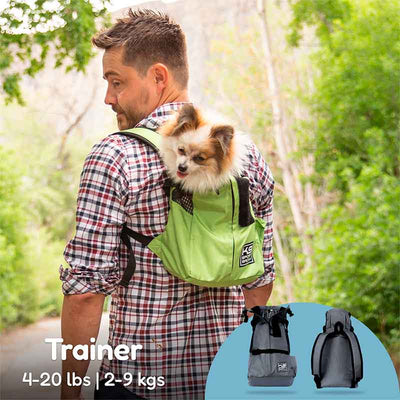 Mochila Trainer Gris/ Cachorros y perros pequeños