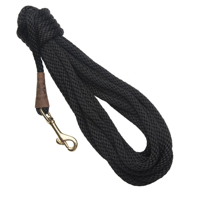 Cuerda de Obediencia Perro hasta 23 kilos, 6 metros Black