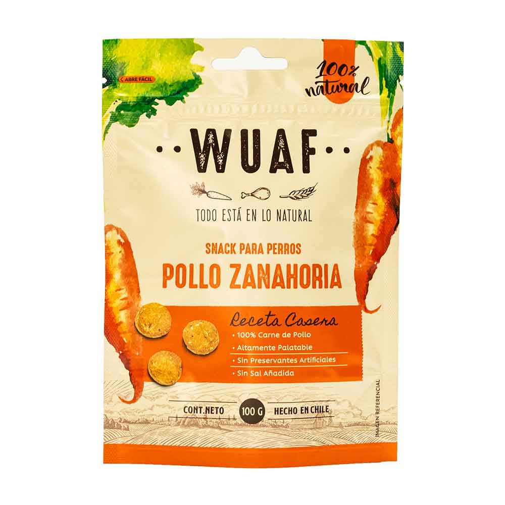 Galletas Wuaf Pollo/Zanahoria