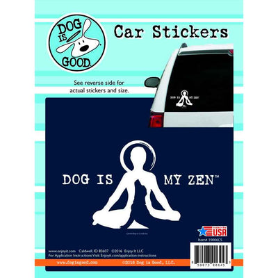 Perro es mi Zen - Sticker Auto