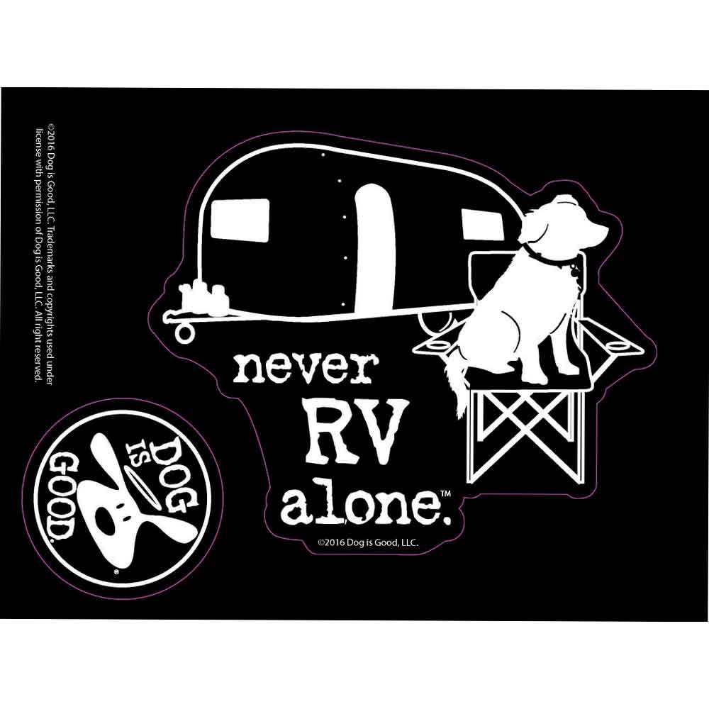 Never RV alone - Sticker Auto