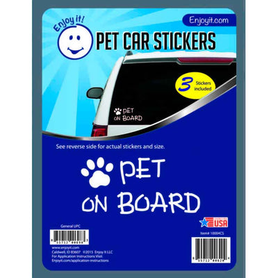 Pet On Board - Sticker Auto
